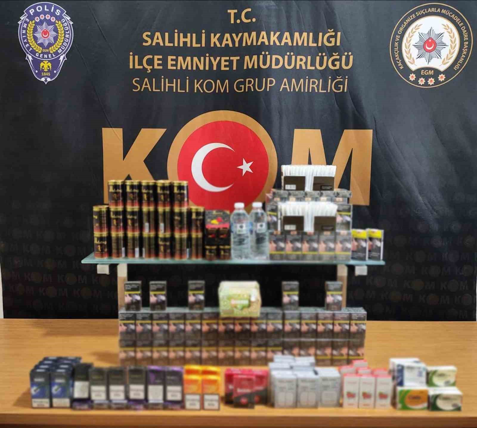 Manisa’da 62 litre gümrük kaçağı alkol ele geçirildi
