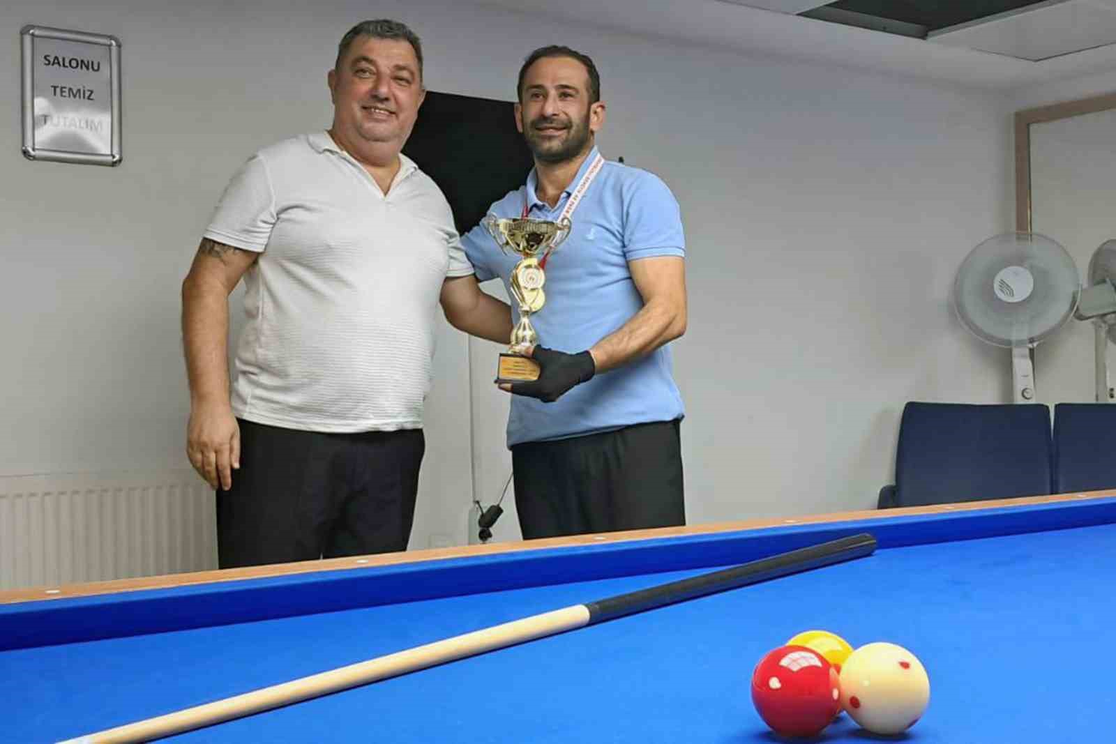 Muğla 3 Bant Bilardo şampiyonası Menteşe’de yapıldı
