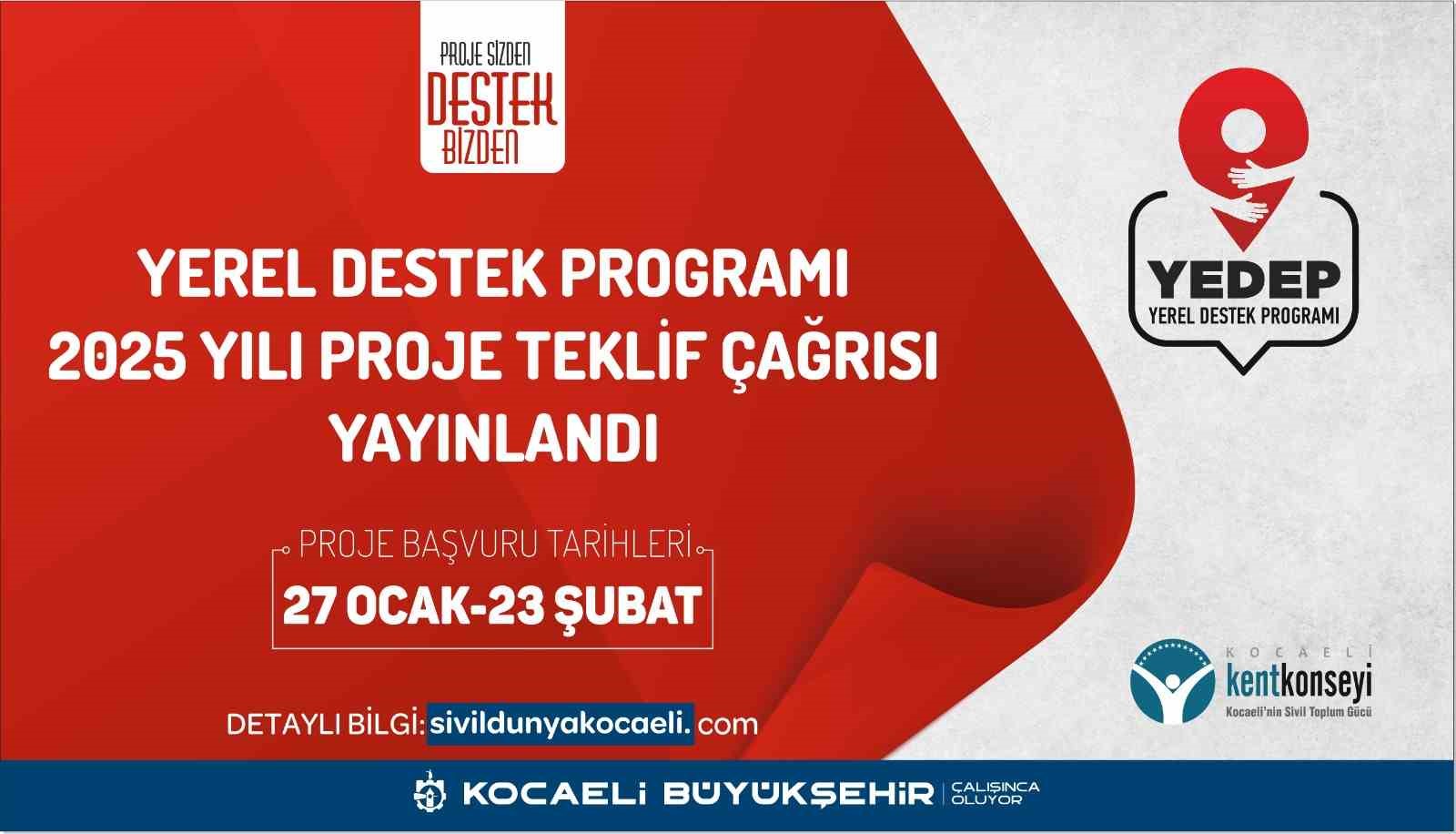 YEDEP’ten 2025 yılı proje teklif çağrısı
