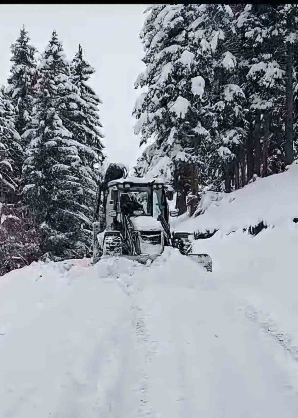 Giresun’da karla mücadele
