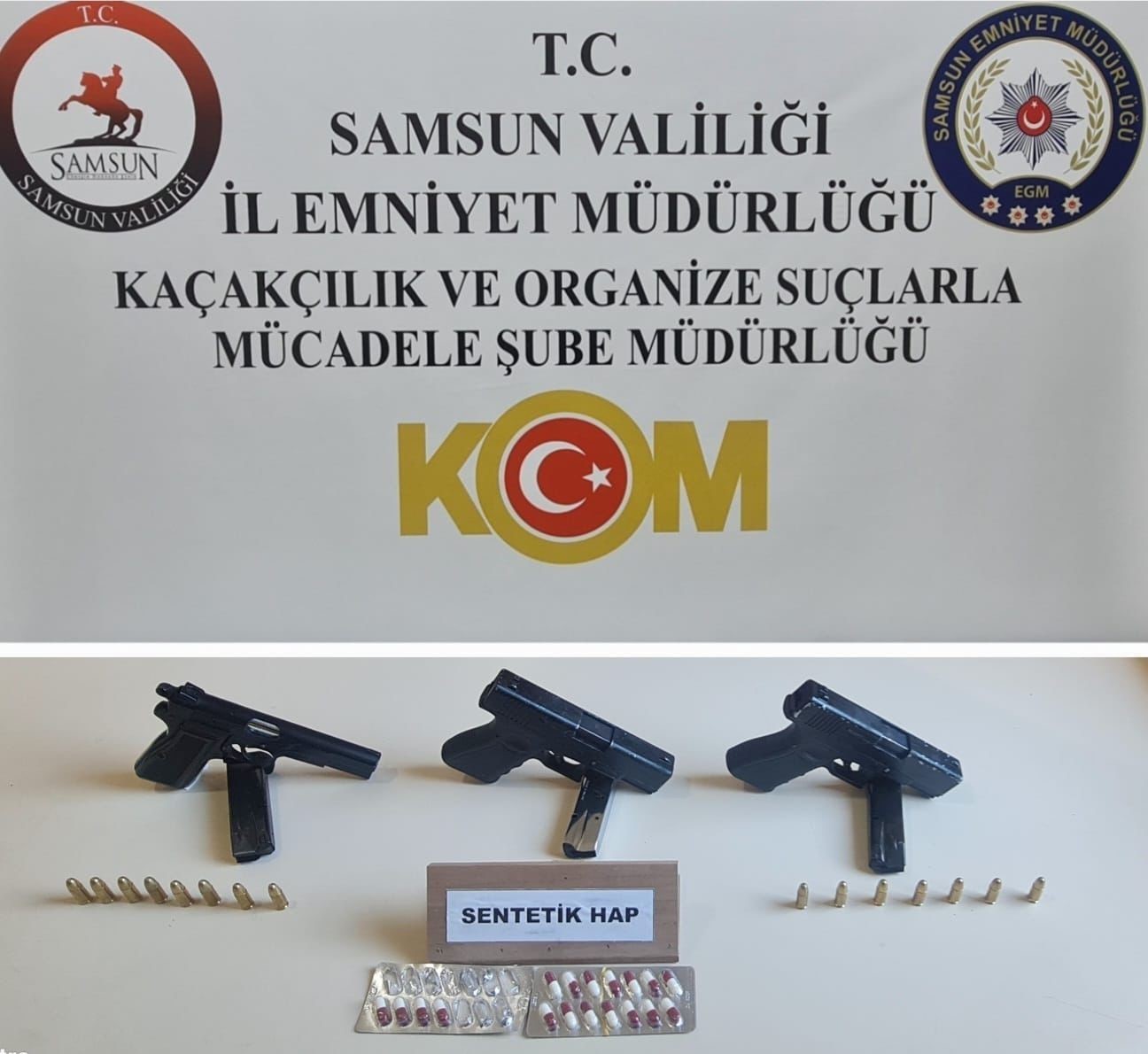 Samsun’da aranan 6 kişi kaplıcada yakalandı
