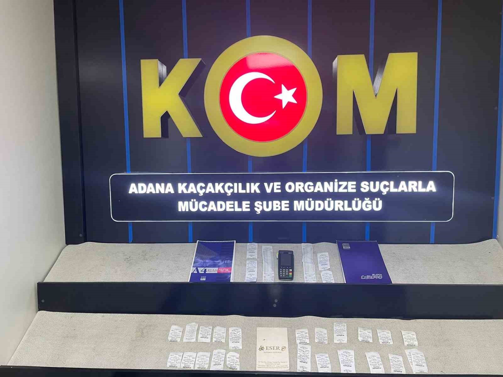 Adana’da kaçakçılık operasyonu
