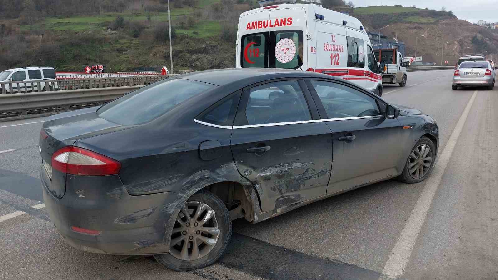 Samsun’da zincirleme trafik kazası: 5 yaralı
