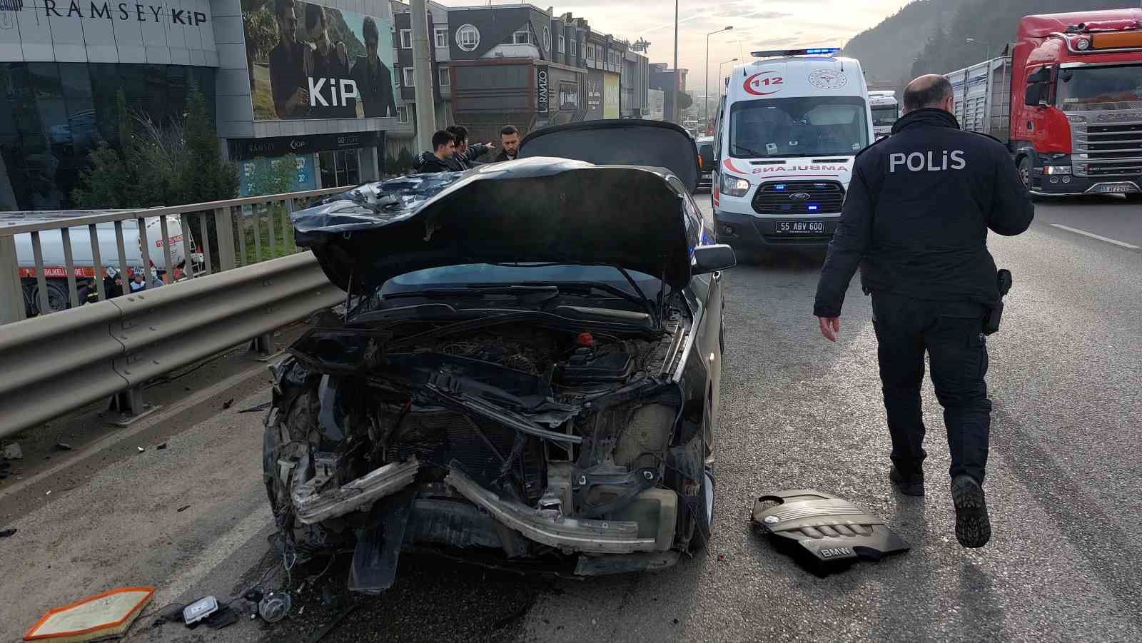 Samsun’da zincirleme trafik kazası: 5 yaralı
