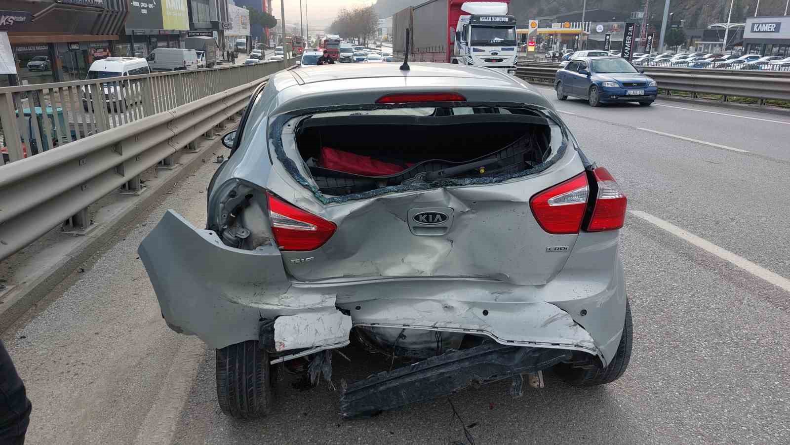 Samsun’da zincirleme trafik kazası: 5 yaralı
