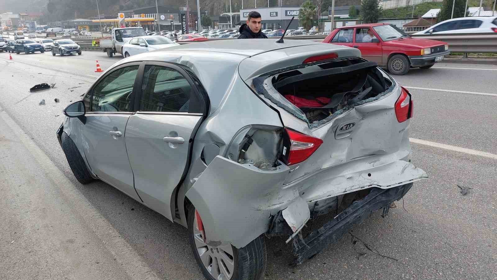 Samsun’da zincirleme trafik kazası: 5 yaralı
