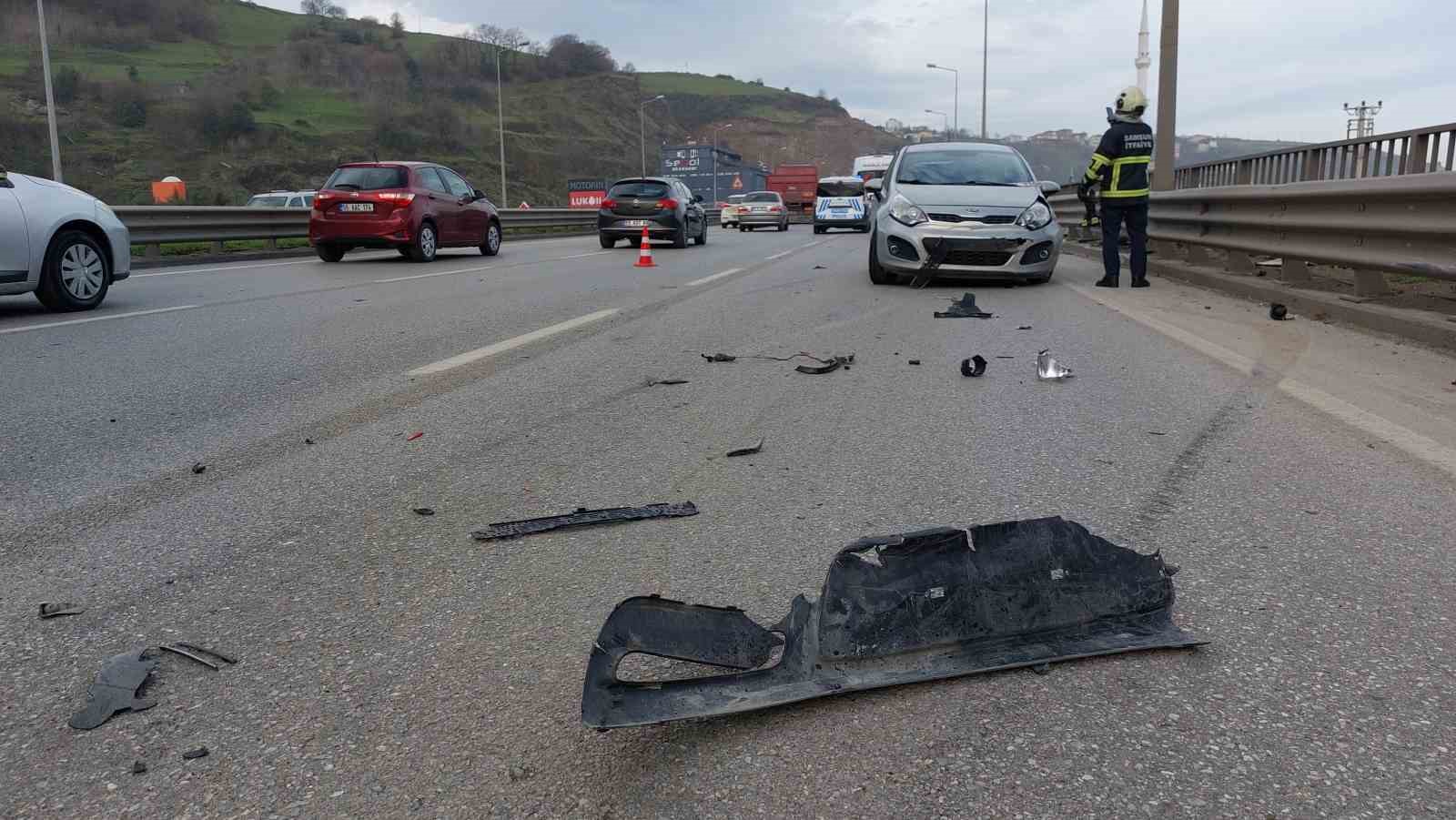 Samsun’da zincirleme trafik kazası: 5 yaralı
