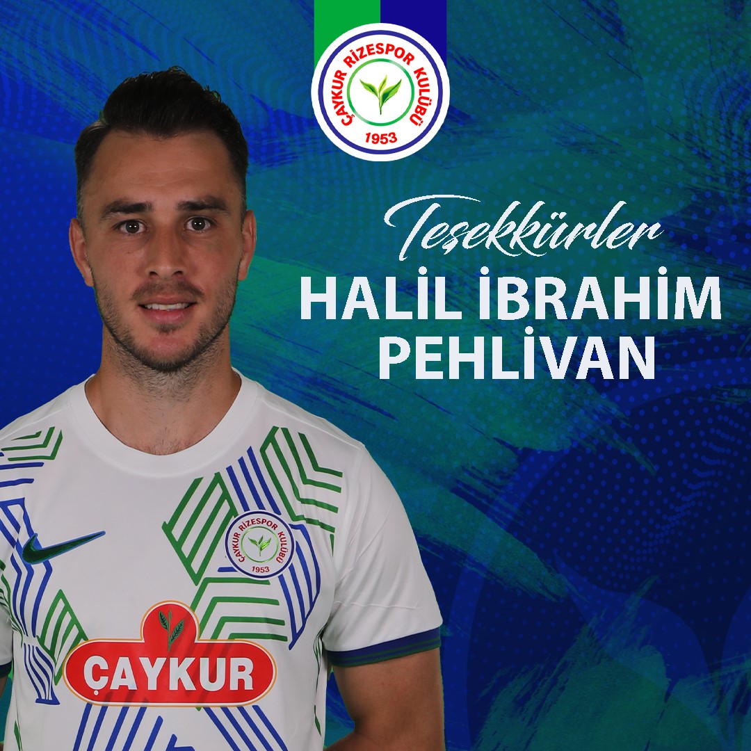 Çaykur Rizespor’da Halil İbrahim Pehlivan ile yollar ayrıldı
