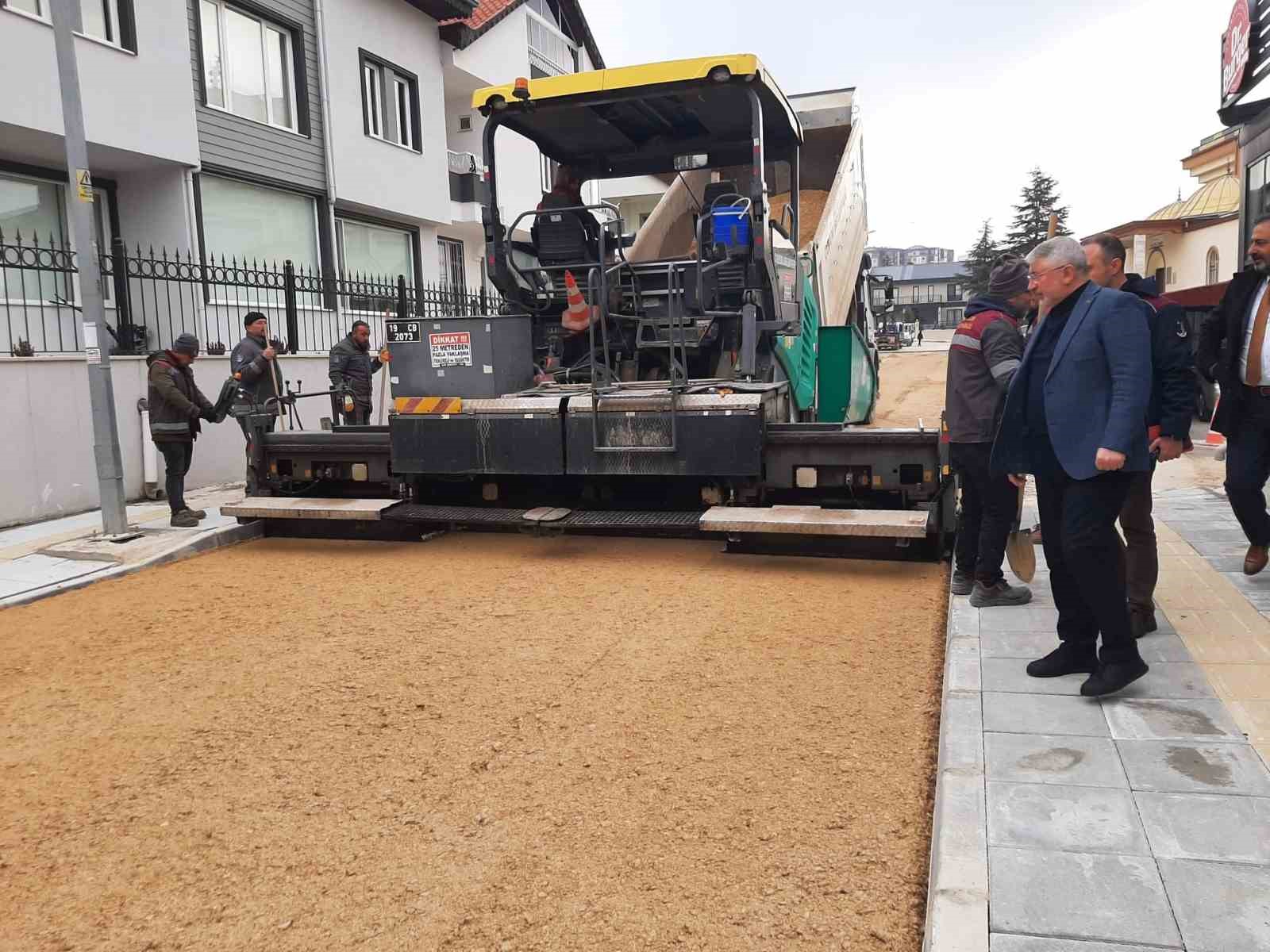 Çorum Belediyesi’nden Binevler’de hummalı çalışma
