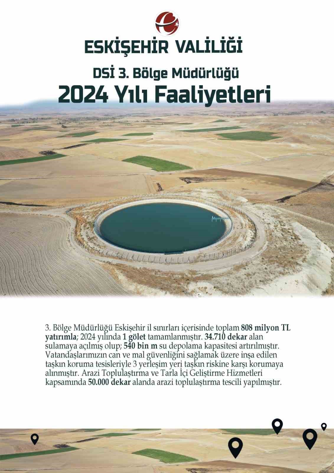 DSİ 3’üncü Bölge Müdürlüğü’nün 2024 yılı faaliyet rakamları açıklandı
