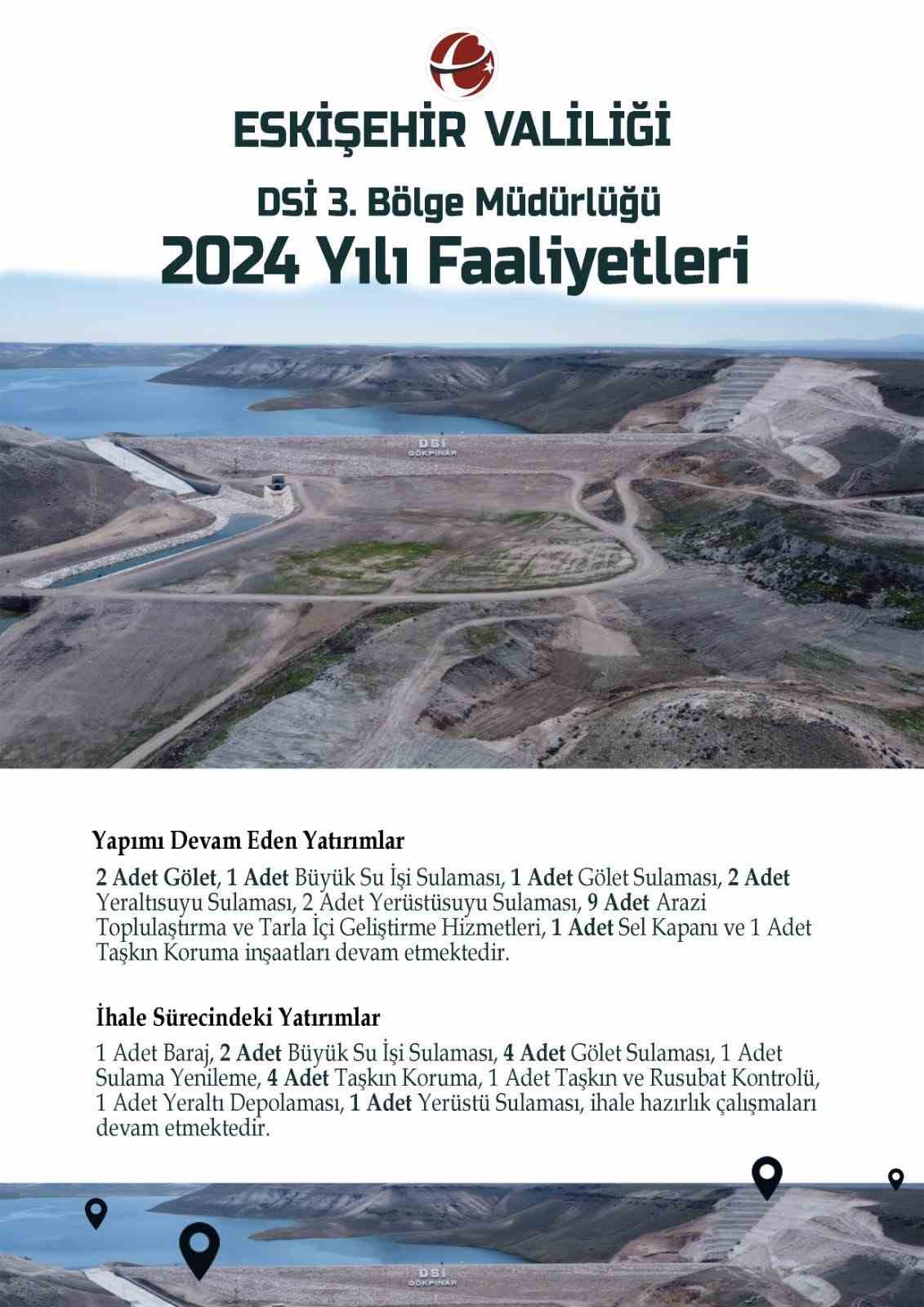 DSİ 3’üncü Bölge Müdürlüğü’nün 2024 yılı faaliyet rakamları açıklandı
