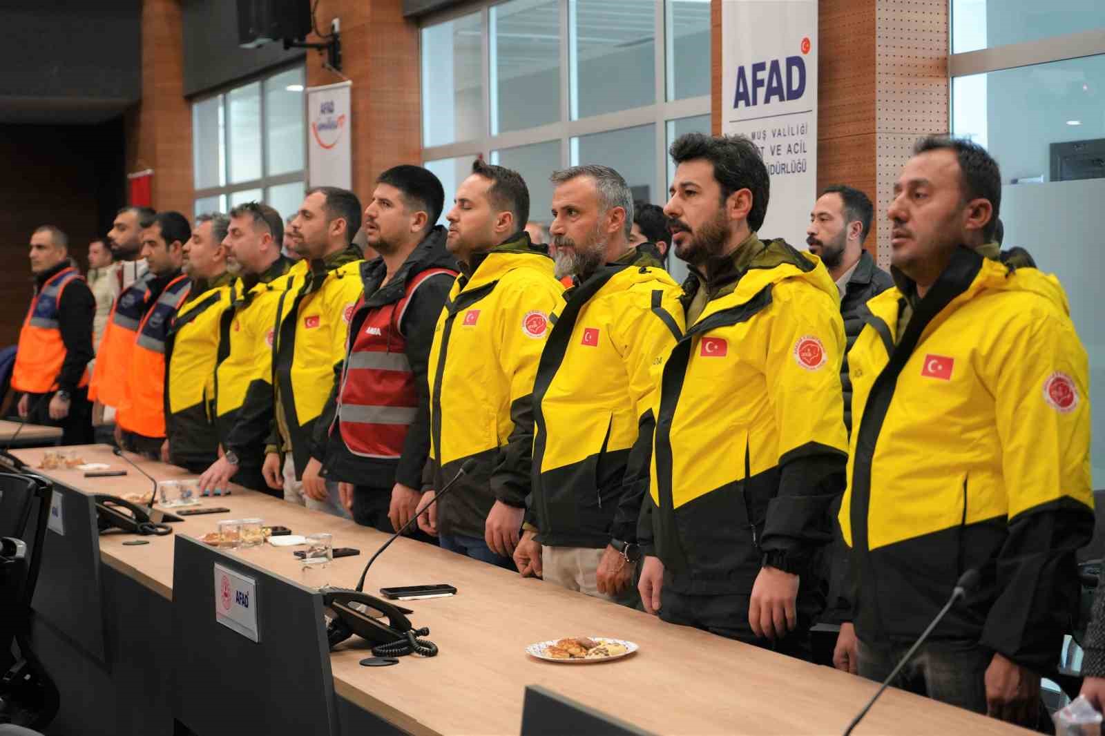 Muş’ta 164 AFAD gönüllüsü sertifikalarını aldı
