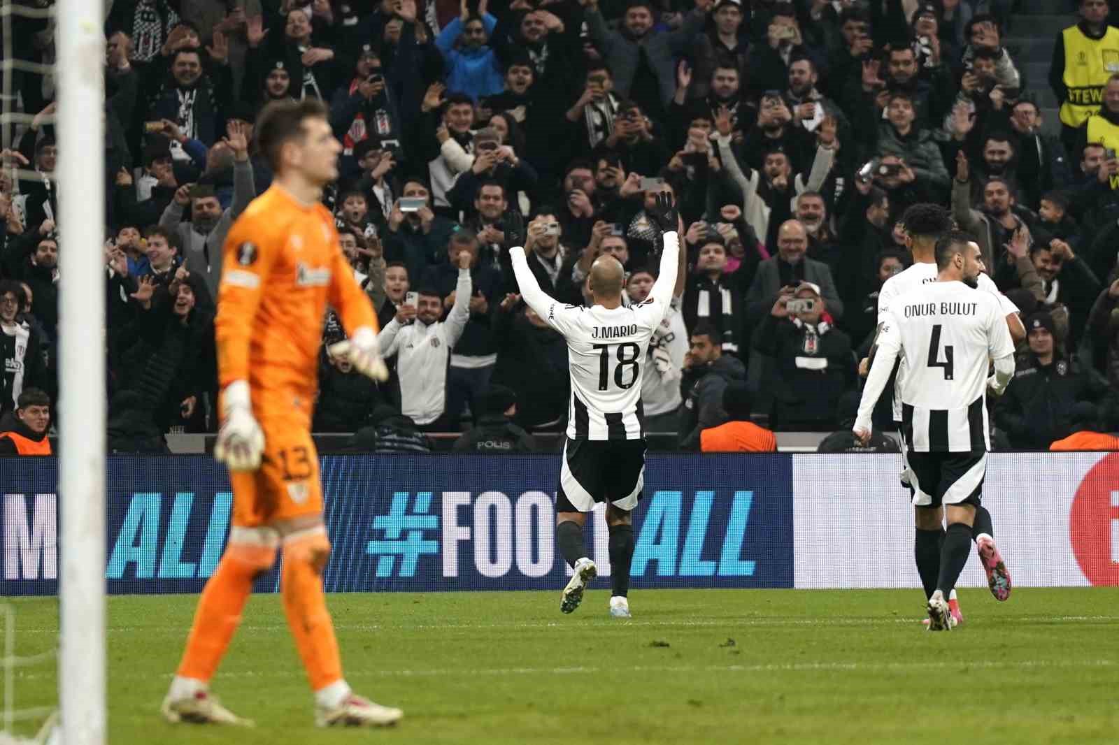 UEFA Avrupa Ligi: Beşiktaş: 4 - Athletic Bibao: 1 (Maç sonucu)
