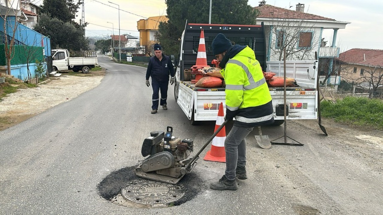 Silivri’de altyapı ve yol çalışmaları hız kesmeden devam ediyor
