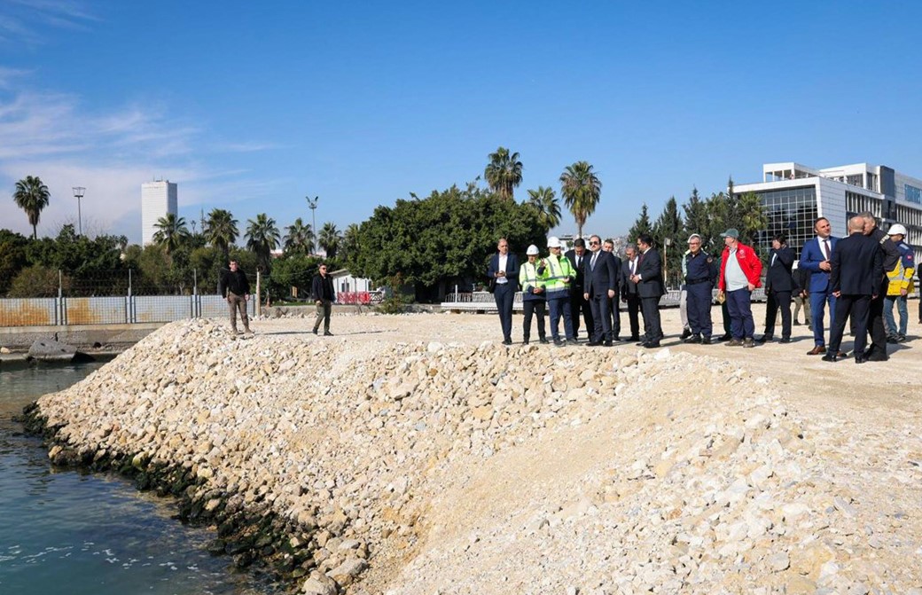 Mersin Limanı’nda genişletme çalışmaları devam ediyor
