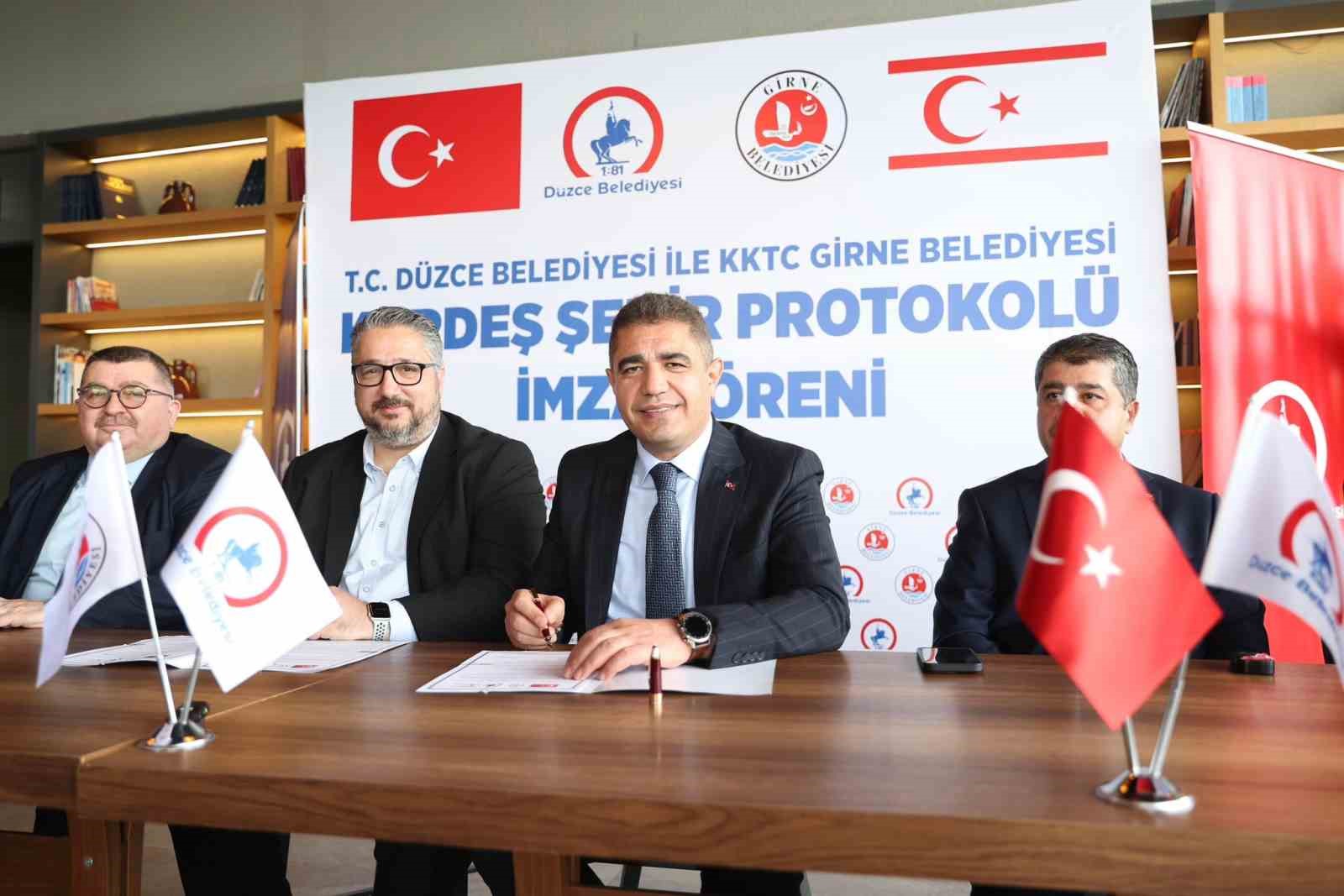 Kardeş şehir protokolü imzalandı
