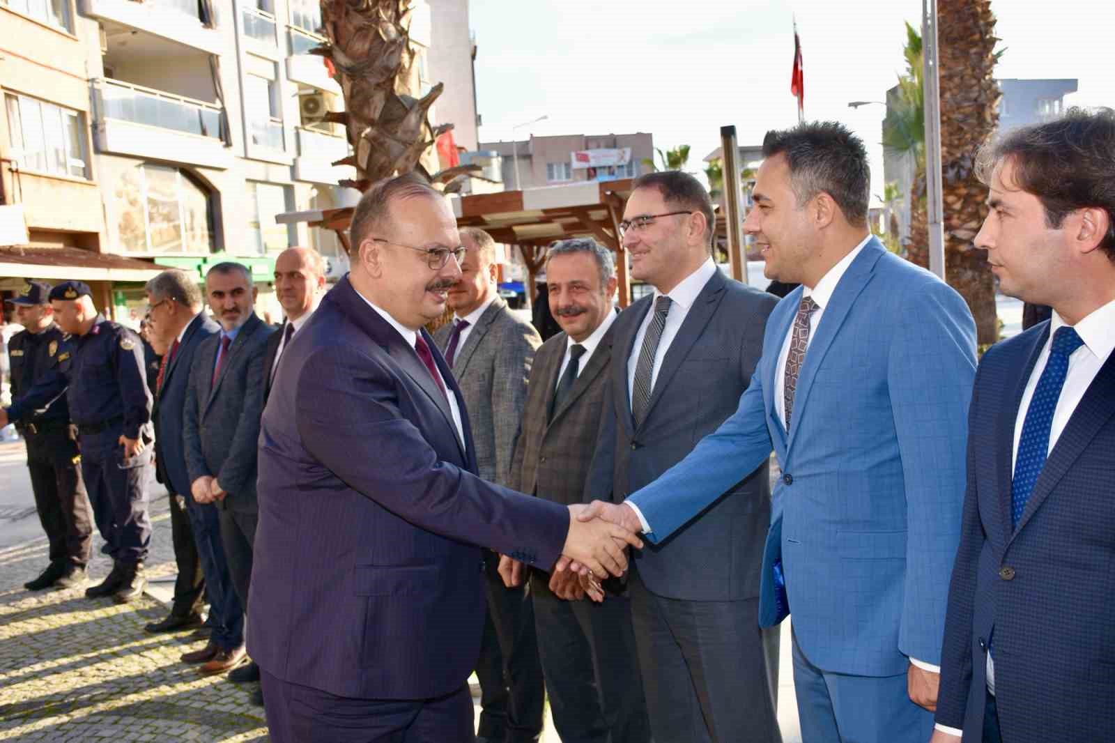 Germencik Kaymakamı Doğru, Vali Canbolat’ı ağırladı
