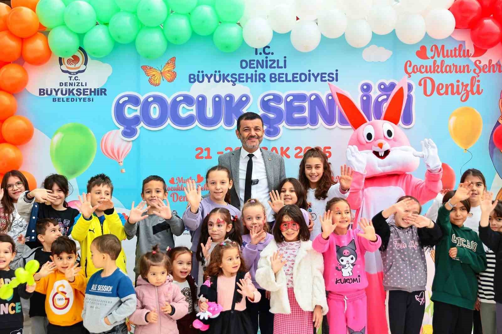 Çocuklar Denizli Büyükşehir ile unutulmaz ara tatil yaşıyor
