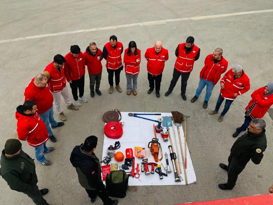 Elazığ’da orman yangınlarına müdahale eğitimi
