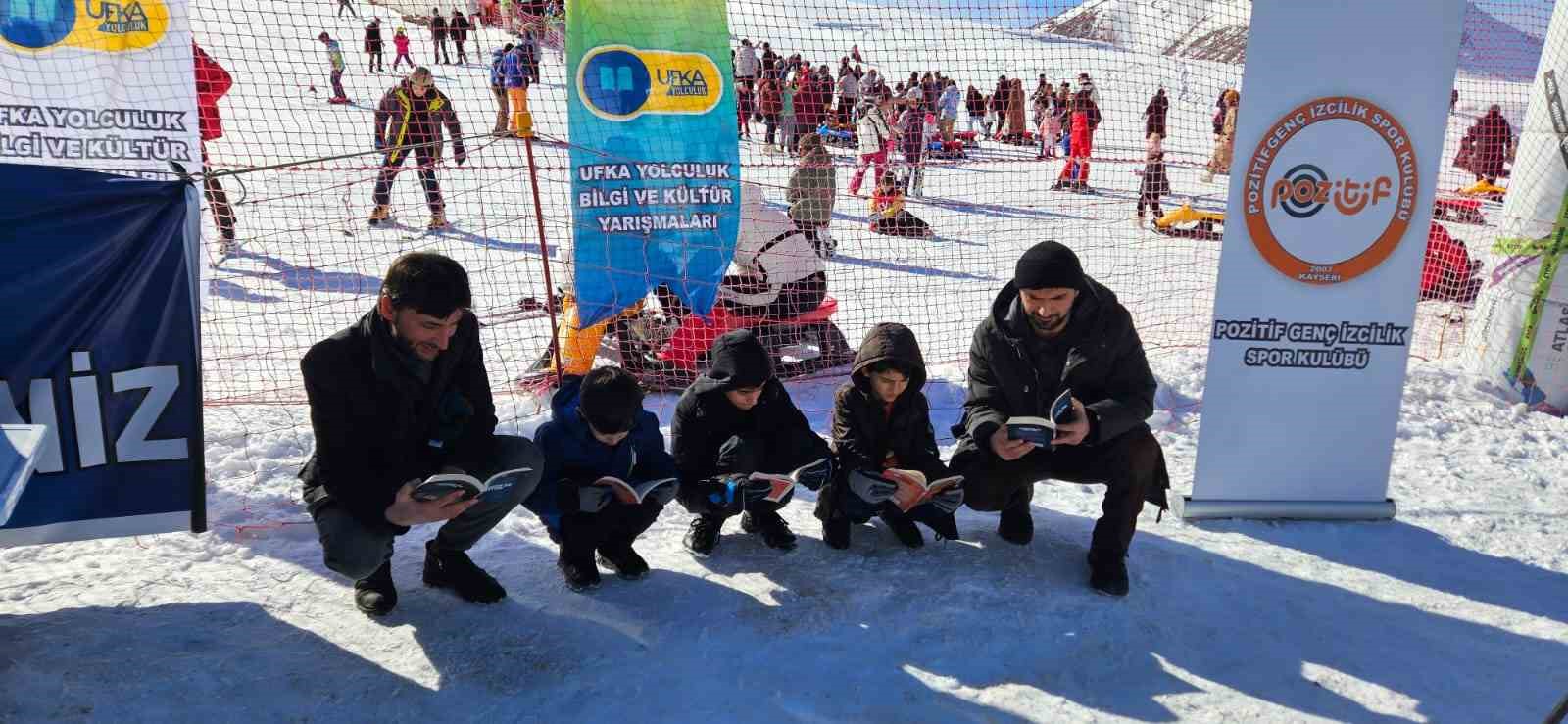 Erciyes’te kitap okudular
