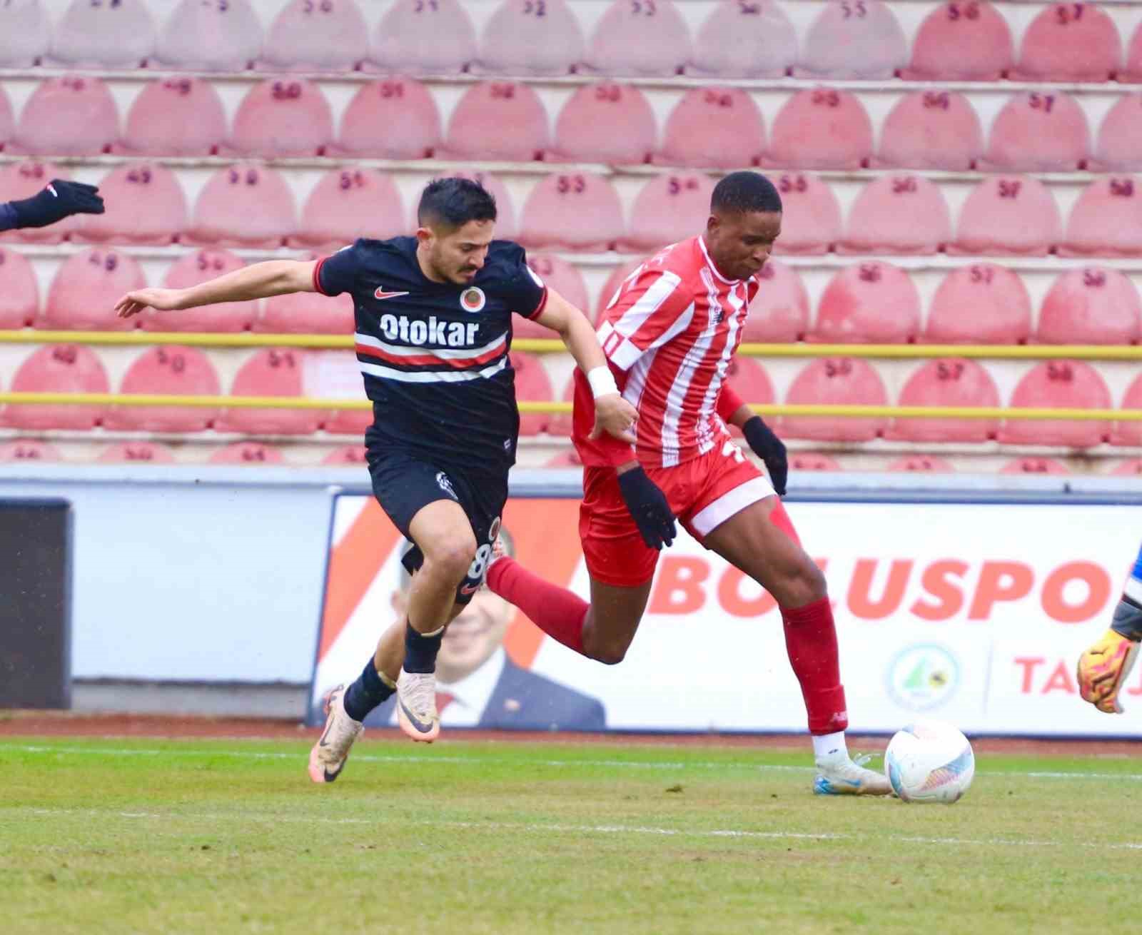 Trendyol 1. Lig: Boluspor: 0 - Gençlerbirliği: 2
